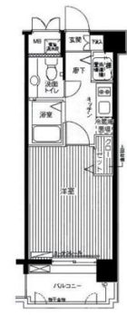 メゾン・ド・ヴィレ大濠 - 所在階 の間取り図