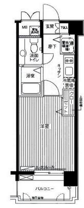 メゾン・ド・ヴィレ大濠9F号室-間取り