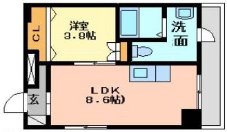 レジデンシャルヒルズヴィラスタイル503号室-間取り