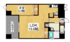 ロールベール博多駅前 - 所在階 の間取り図