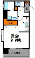 浄水プレイス - 所在階 の間取り図