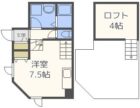 シャンブル清川 - 所在階***階の間取り図 4914