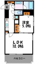 YMK薬院 - 所在階 の間取り図