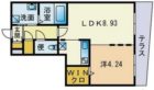 Branche住吉WEST - 所在階 の間取り図