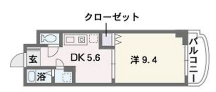 イング大宮203号室-間取り