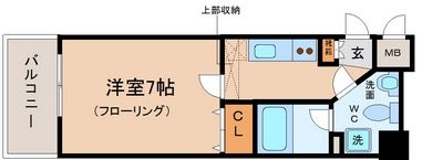 アクタス博多駅東601号室-間取り