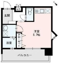 ジャスティス駅東901号室-間取り