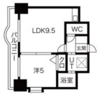 アクセス天神 - 所在階***階の間取り図 4944