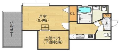 アクタス薬院大通り904号室-間取り