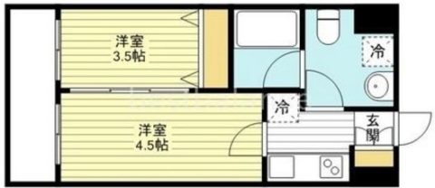 ルネッサンス21薬院サウス506号室-間取り