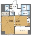 ゴールド大濠 - 所在階8階の間取り図 4953