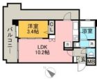 アクタス天神セントラルタワー - 所在階 の間取り図