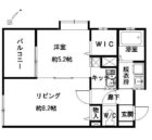 リンデン東薬院 - 所在階***階の間取り図 4957