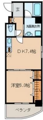 アジリア大濠ウェスト - 所在階***階の間取り図 4968