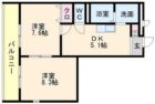 アンプルールベトン筑紫通り - 所在階***階の間取り図 4987