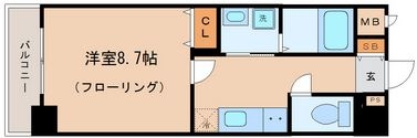 グランディール大濠409号室-間取り