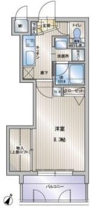 アクタス天神セントラルタワー - 所在階11階の間取り図 5011