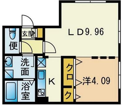 Branche住吉EAST302号室-間取り