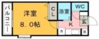 銀月堂ビル - 所在階 の間取り図