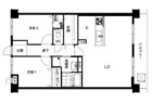 グランディール西公園 - 所在階 の間取り図