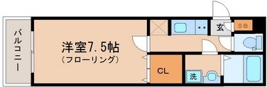 ヴォーヌンク薬院駅前802号室-間取り