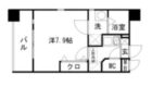 クレスティアステージア天神 - 所在階 の間取り図