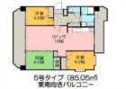 シティオ大濠 - 所在階 の間取り図