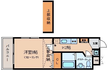 アソシアグロッツォ薬院大通り701号室-間取り