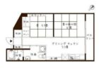 新高砂マンション - 所在階 の間取り図