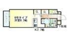 ギャラン御供所町 - 所在階 の間取り図