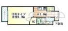 ギャラン御供所町 - 所在階 の間取り図