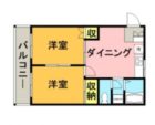 シャトーローリエ博多 - 所在階 の間取り図