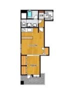 アイビースクエア - 所在階***階の間取り図 5159