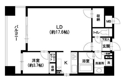 195-GA702号室-間取り