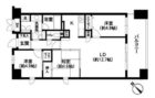 195-GA - 所在階11階の間取り図 5168