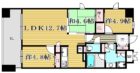 195-GA - 所在階 の間取り図