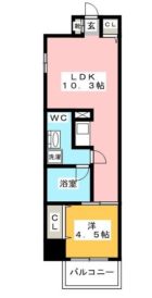 レジデンシャルヒルズアネックススイート - 所在階***階の間取り図 5182