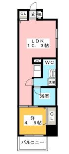 レジデンシャルヒルズアネックススイート - 所在階 の間取り図