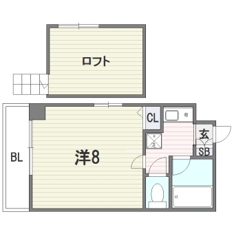 コンドミニアム平尾501号室-間取り