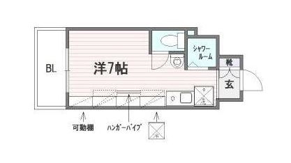 メゾン・ド・クレマン403号室-間取り