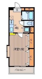 RISE21 - 所在階***階の間取り図 5220