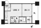 ステイシス博多駅前 - 所在階11階の間取り図 5238