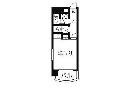 エテルナ西天神403号室-間取り