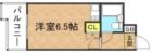 朝日プラザ博多 - 所在階 の間取り図