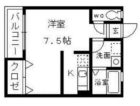 Ａレガート東比恵駅前 - 所在階***階の間取り図 5251