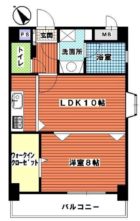 ステイツ天神東II - 所在階 の間取り図