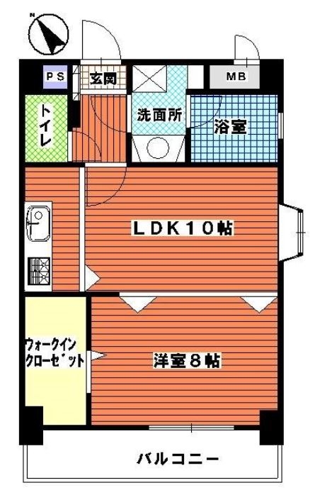 ステイツ天神東II903号室-間取り