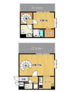 ステイツ博多駅II - 所在階 の間取り図