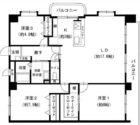 グランディール西公園 - 所在階 の間取り図