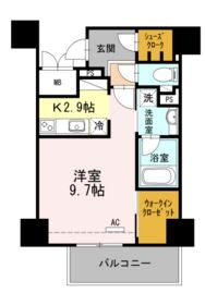 ウェルブライト博多ステーション208号室-間取り